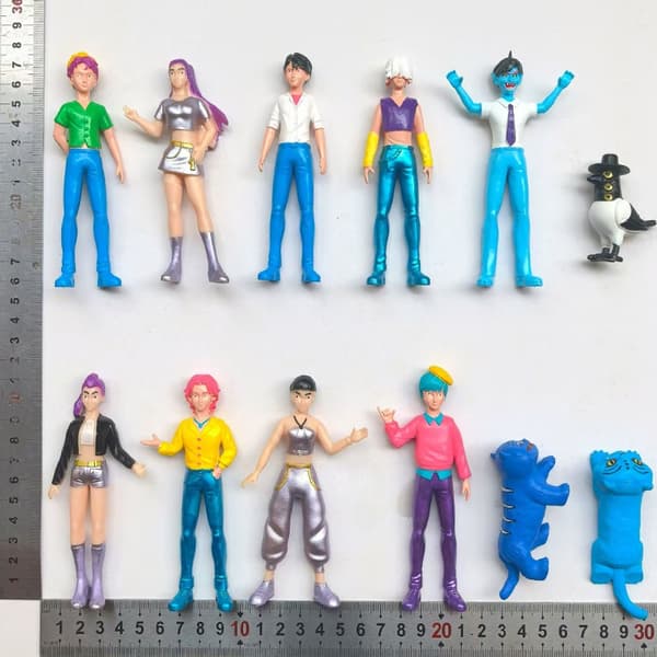 Anime Kpop Demon Hunter Figurmodellleksak - Spelbordsdekor och samlarpresent för barn 18pcs 021 B
