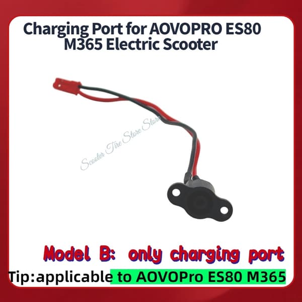 AOVOPRO ES80 M365 Elscooter Laddningskabel Tillbehör Model B