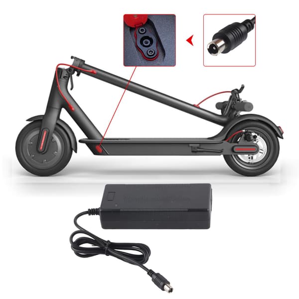 ZK30 42V 2A elscooterbatteriladdareadapter för Xiaomi EU Plug