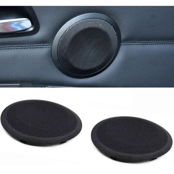 2 st 4,7'' fram-/bakdörr högtalargrillskydd högtalarlist 7144 563 för BMW 3-serie E90 E91 2005-2012 X1 2010-2014 Grey 1pc