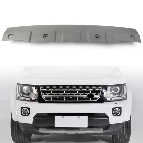 Framstötfångare, hasplåt, dragkrok, skyddsbräda för Land Rover LR4 Discovery 4 2014 2015 2016 svart/grå/silver GRAY