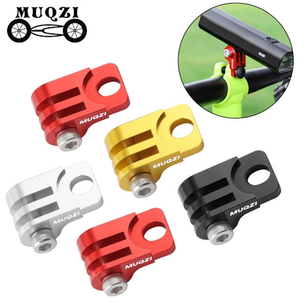 MUQZI Brompton Foldbar Cykellygte & Computerholder Monteringsadapter Cykeltilbehør Silver