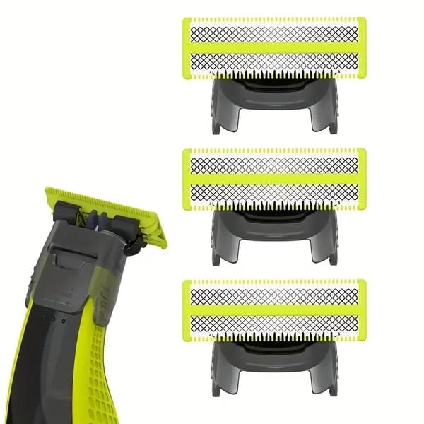 3-pak barberblade,  kompatible med Philips Oneblade Udskiftningsark T blade