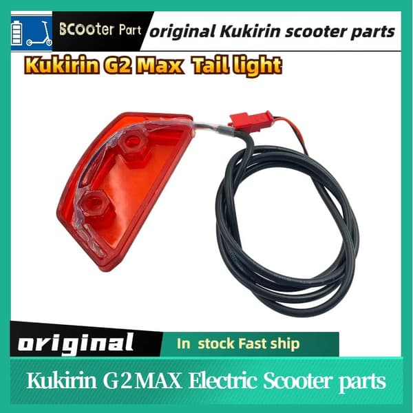 Kugoo Kukirin G2 Max Elscooter Bakljus Ersättningstillbehör One PCS