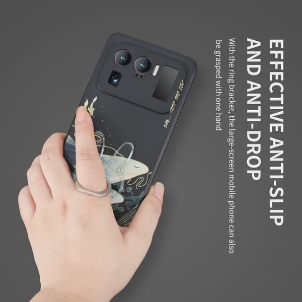 Universell magnetisk fingerringhållare för telefon, stativ för iPhone 13 Max 8, transparent Bear