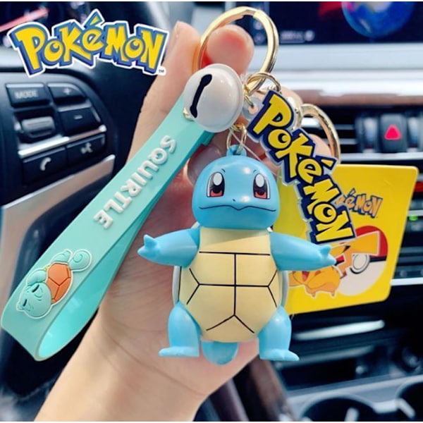 Pokémon Pikachu Bulbasaur Squirtle Charmander Nyckelring Figurer Model 2 Bulbasaur 