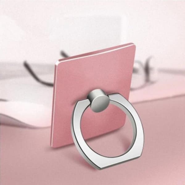 360° roterende fingerringtelefonholder 360 graders mobilstativmonteringstilbehør Rose gold