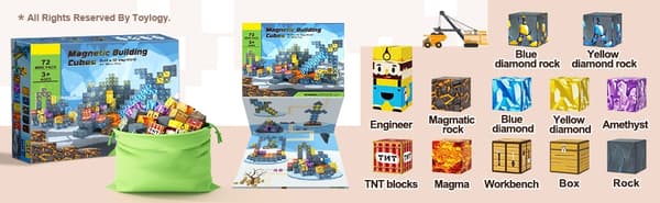Magnetiske byggeklodser til børn 3+ - STEM pædagogisk legetøj til gør-det-selv-modeller og sanseleg random 200 pcs cube