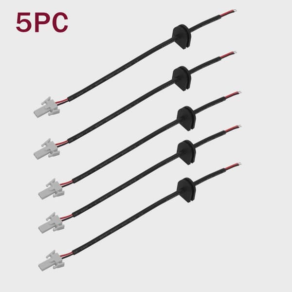 1-5 stk. foldbart LED-batterikabel til Xiaomi M365 elektrisk scooter smart baglygtetilbehør 5PC