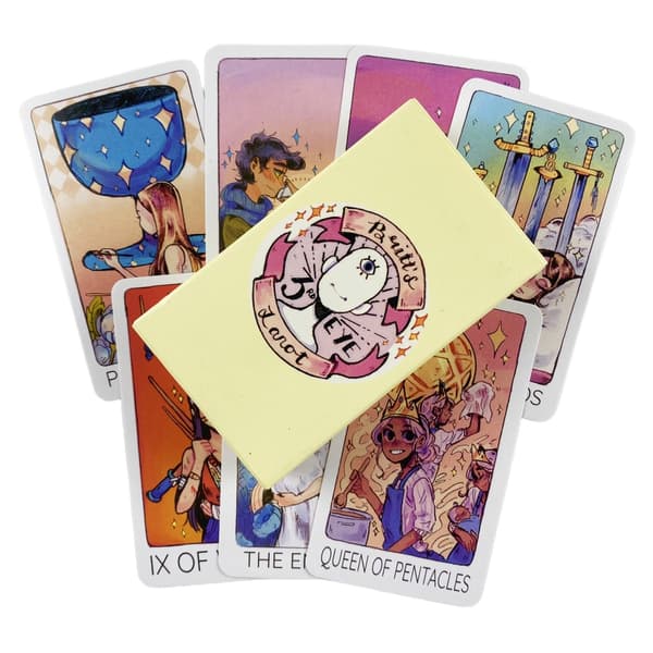 Tatovering Tarotkort Divination Deck Engelske versioner Edition Oracle Board Playing INK Bordspil til fest TT176