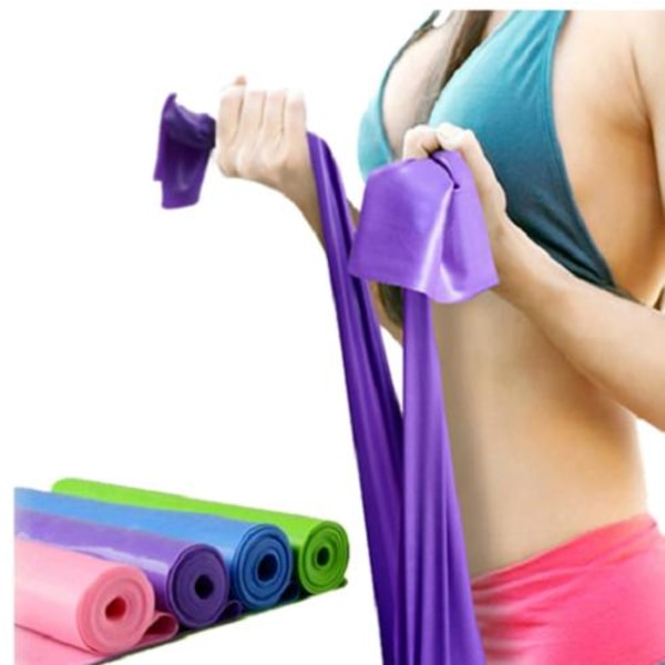 Træningsbånd - Gummibånd til stræk og alsidighed Purple