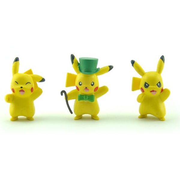 6 Pack Pokemon Pikachu Figures julegaver