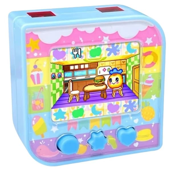 Tamagotchi Original Color Screen Electronic Pet Game Console - engelsk version, Pet Development Toy Pink Chinese version