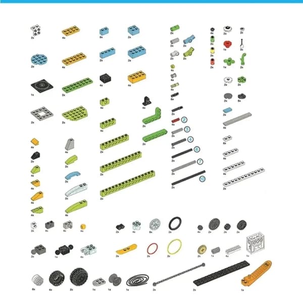 WeDo 2.0 Core Set - Pædagogisk gør-det-selv-robotbyggeklodser til børn - STEAM lærelegetøj 1set without box