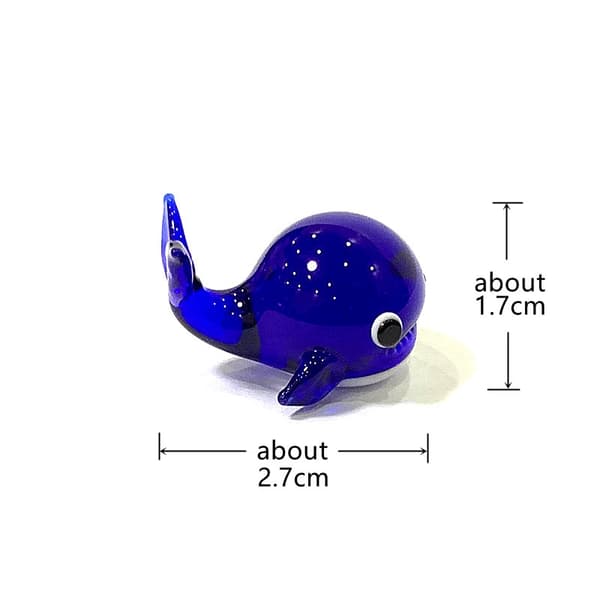 Søde marinedyrsfigurer i miniglas: delfin, blæksprutte, pingvin, pufferfisk og mere! HY-D09 about 2-3cm