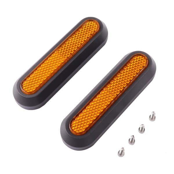 Xiaomi M365 Pro 2 1S Elscooter Hjulskydd Fram Bak Reflekterande Säkerhetsdekal 2 PCS red