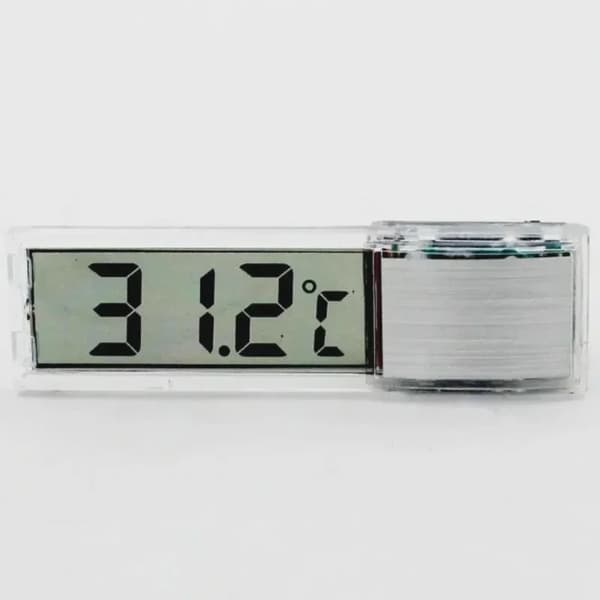 1 st akvarietermometer elektronisk LCD digital akvarietermometer akvarietermometer akvarietermometer 1PC Silver Color