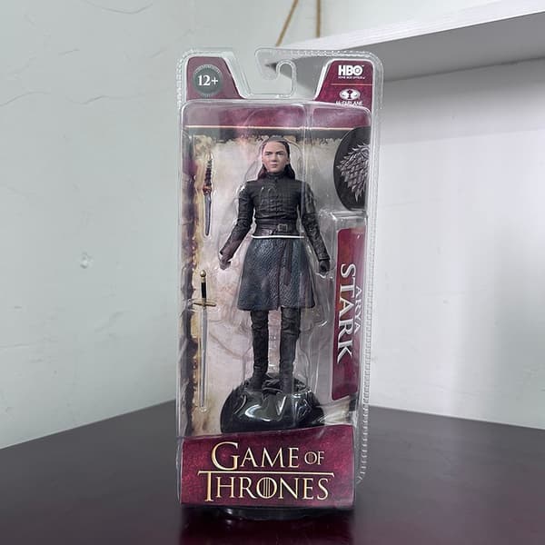 Jon Snow, Night King, Daenerys Actionfigurer - Viserion & Rhaegal Black Ice Dragon-modeller A Size with box