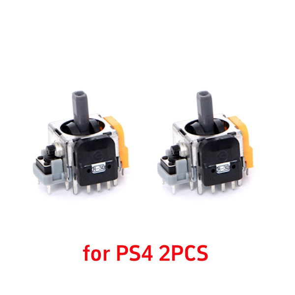 Udskiftning af Hall-effekt-joystick med 3D analog sensor til thumbstick til PS5/PS4/Xbox One/Switch Pro-controller, reservedele og tilbehør for PS4 2PCS
