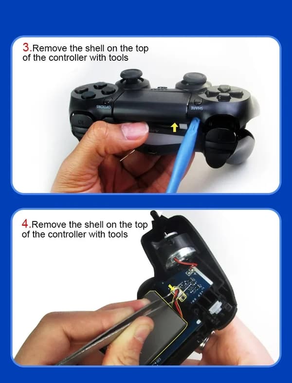 PS4 PS4 Pro-controllerbatteri til SONY PS4 Slim LIP1522 Dualshock 4 V1 V2 trådløs controller Playstation GamePad 4x batteri PS4 Pro x1