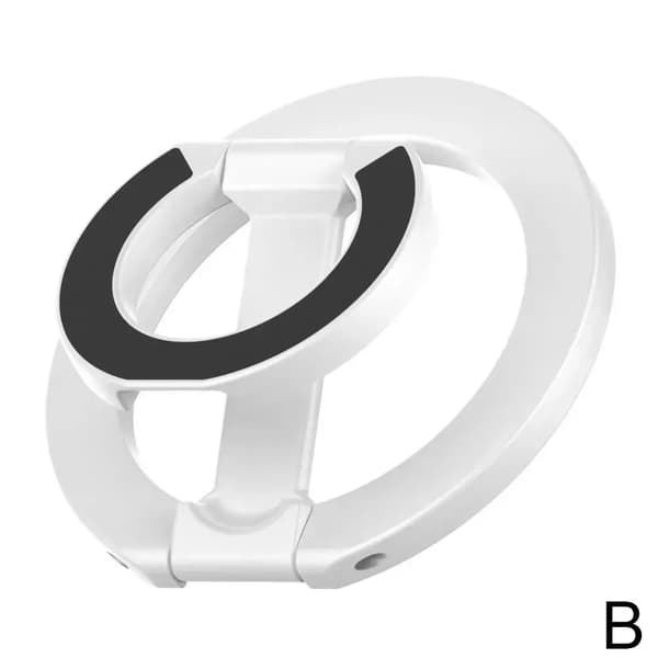 Magnetisk foldbar telefonringholder - bordstativ til Magsafe iPhone 16/15/14/13/12 Pro Max Black