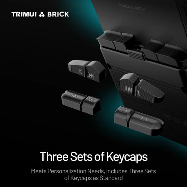 TRIMUI BRICK Handheld Game Console 3,2'' IPS-skärm A133P Linux System Trimui UI Metall Bakpanel Red 256G(17K Games)