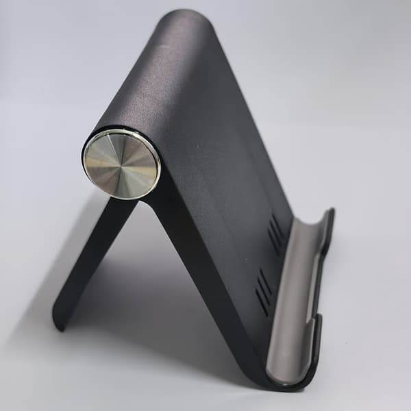 Bærbar, foldbar telefonholder i ABS-materiale til smartphones og tablets WHITE