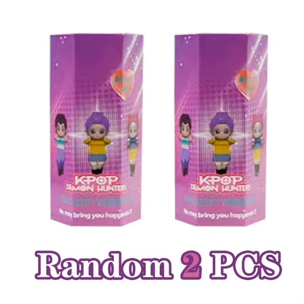 12 st Kpop Demon Hunters PVC-figurer - Tecknad spelbordsdekor och samlarföremål för barn Random 5pcs