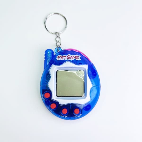 Mini Handheld Virtual Rabbit Pet Keychain Toy - Perfekt för Halloween-, jul- och påskpresenter Pink