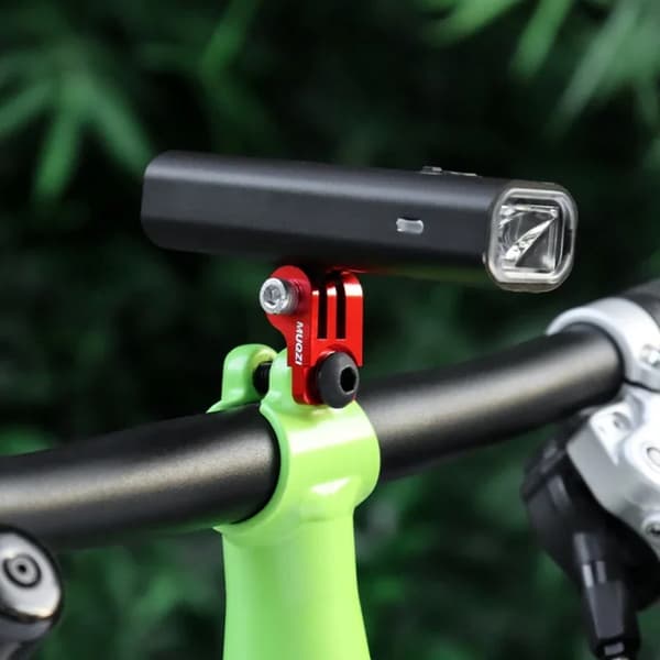 MUQZI Brompton Foldbar Cykellygte & Computerholder Monteringsadapter Cykeltilbehør Silver