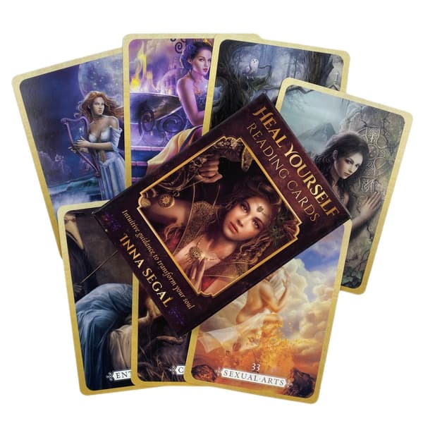 Prism Stay Magic Tarotkort Divination Deck Engelske versioner Edition Oracle Board Spille INK-bordspil til fest TT202