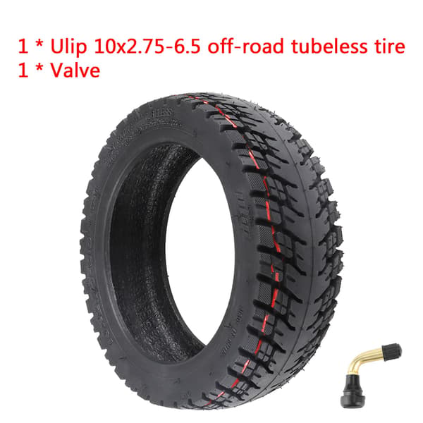Ulip 10x2.75-6.5 slangeløst offroad-dæk til Speedway 5 Dualtron 3 Hover-1 Alpha Gotrax Scooter 1pcs