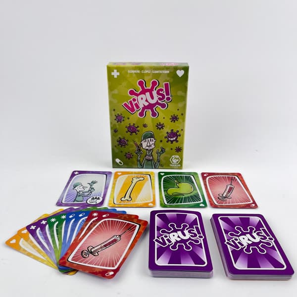 Game Factory Virus! Virus! Roll & Write 、Virus Halloween 、Virus! 2 Evolution Expansion ，Partyspel för skoj Familjespel Virus Evolution