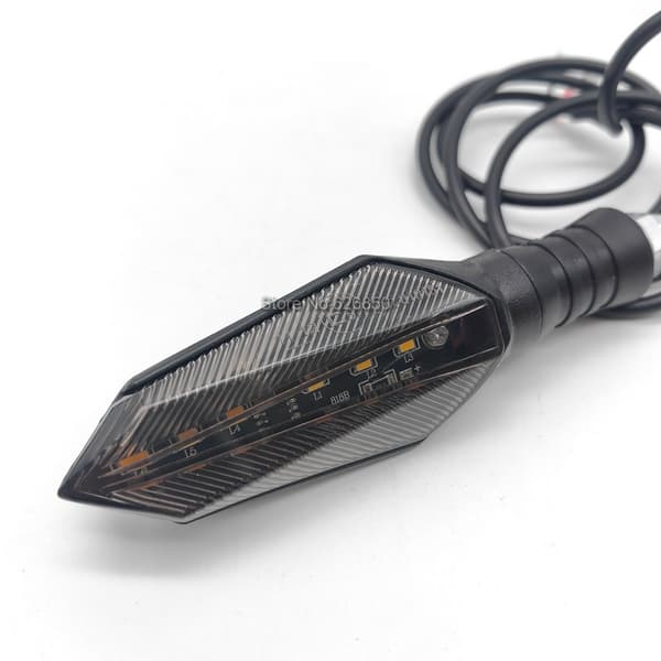 12V-72V Universell Vattentät LED-Blinker Vänster Höger Blinker för Elscooter 2 PCS