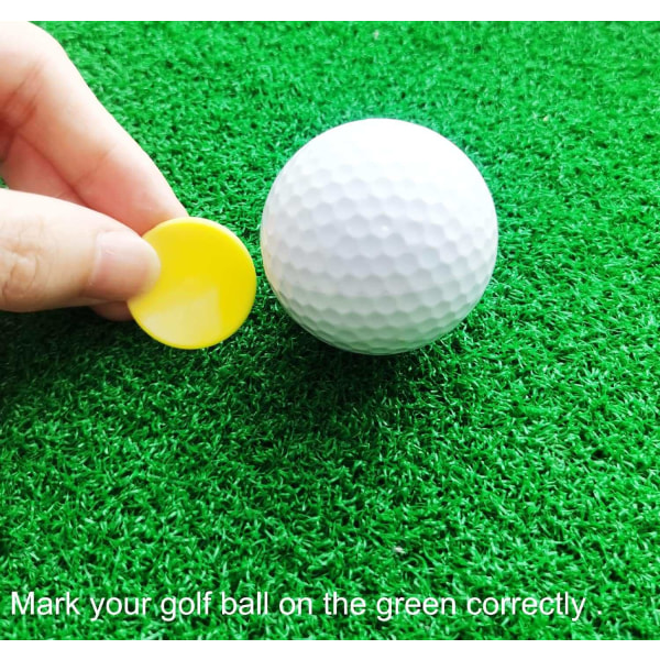Golfposition Golfboldmærke - sættet indeholder 100 markører 25MM