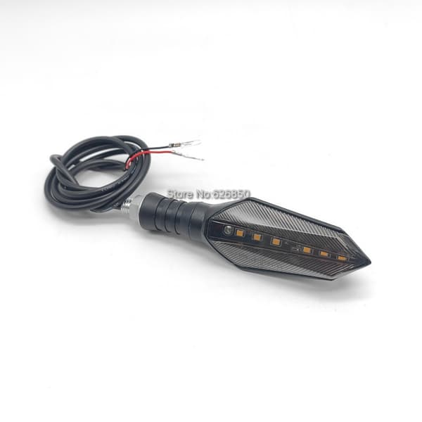 12V-72V Universell Vattentät LED-Blinker Vänster Höger Blinker för Elscooter 1 PC