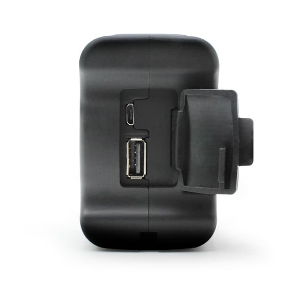 Krankradio med Solceller / Lommelygte - 2000mAh Powerbank Sort