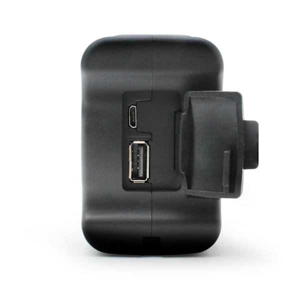 Vevradio med Solceller /Ficklampa - 2000mAh Powerbank Röd
