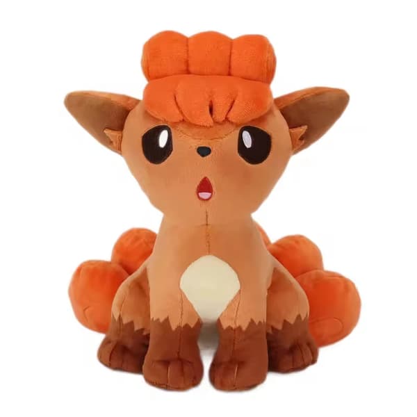 Shiny Ninetales Vulpix Plys Legetøj Udstoppede Dyr Charizard Spil til samlergave, Bløde Plys tegneseriefigur 20-30 cm 25cm