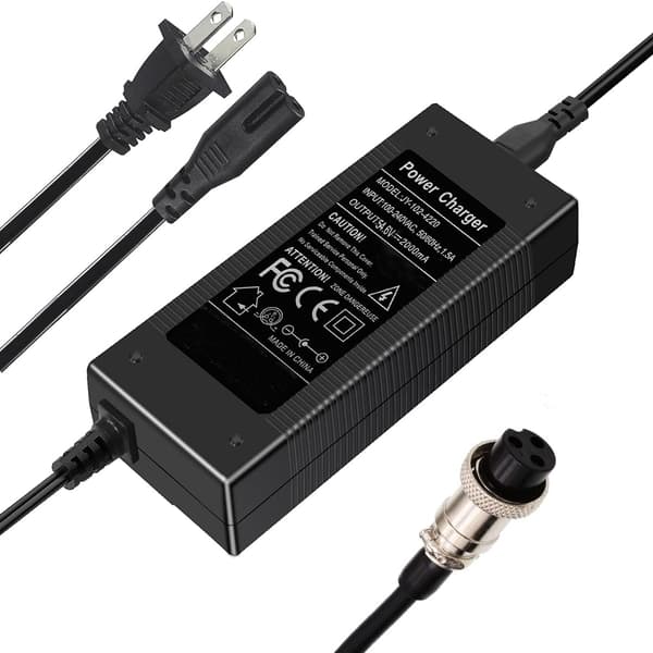 Mobilitetsscooteroplader 54,6V 2A adapter til 48V 46,8V litium 10ah 20ah batterier 54.6V 2A US PLUG
