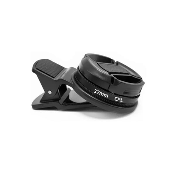 Telefonklips Cirkulær Polariseringsfilter til iPhone Samsung Universal Bærbar Polariseringskameraobjektiv 37MM Professionelt CPL Filterobjektivsæt 37MM
