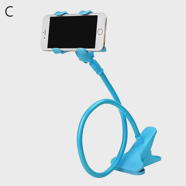 Lazy Desktop Bedside Clip Phone Holder Fleksibel Lang Armholder til Smartphone B