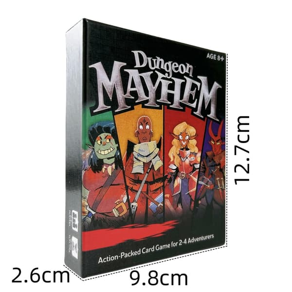 Baldur's Gate Dungeon Mayhem Brädspel Monster Madness Card Engelsk version Barnleksakspresent Dungeon Large
