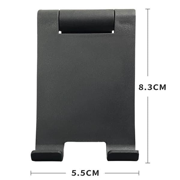 Lazy Bracket Hopfällbart Telefonstativ Skrivbordshållare för Xiaomi iPhone 11 12 13 Pro Max Surfplatta Black