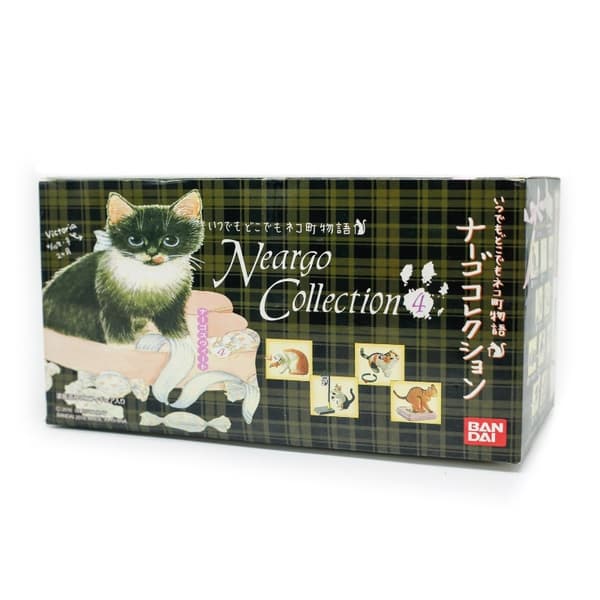 Simulering Djur Kattscen Kawaii Anime Statisk statisk statyett Blind Box Leksaker Samling Desktop Ornament Barn Presenter Random 1pcs