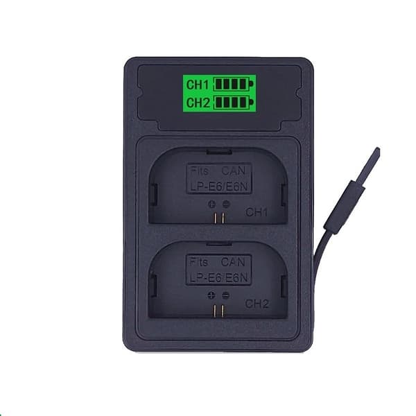 3500mAh LP-E6 LPE6 E6N kamerabatteri til Canon-kameraer til EOS 5D Mark II 2 III 3 6D 7D 60D 60Da 70D 80D 90D DSLR til EOS 5DS 5Pcs