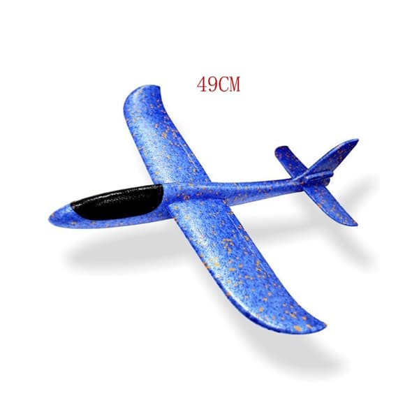 49 cm handkastfria glidflygplan skummodell EPP Breakout-flygplan partyspel barn utomhuskul presentleksaker för barn 49CM Red