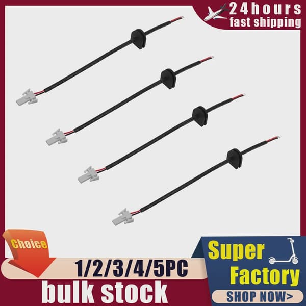 1-5 stk. foldbart LED-batterikabel til Xiaomi M365 elektrisk scooter smart baglygtetilbehør 5PC