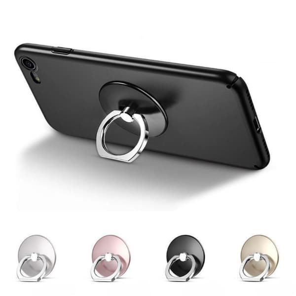 360° roterende basistelefonholder ringstativ mobiltelefontilbehør Gold