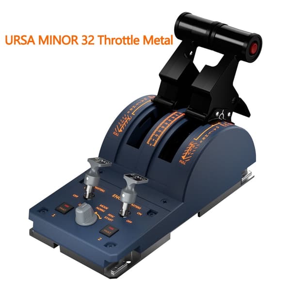 WINWING URSA MINOR 32 Metal Flight Simulator Throttle/32 PAC Aerodynamisk Konfiguration Metalpanel til X-Plane MSFS U.32.T.Met